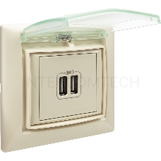 Аксессуары LEGRAND 774350 Рамка 1 пост, влагозащищенная, IP44, слоновая кость, Valena