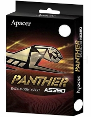 Накопитель SSD Apacer 128GB AS350 2.5; Panther SSD AP128GAS350-1 SATA 6Gb/s, 560/540, IOPS 65/82K, MTBF 1.5M, 3D TLC, 75TBW, 0,54DWPD, RTL