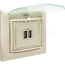 Аксессуары LEGRAND 774350 Рамка 1 пост, влагозащищенная, IP44, слоновая кость, Valena