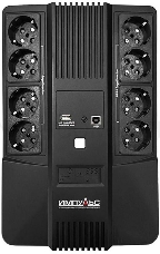 Источник бесперебойного питания Импульс Мастер, Интерактивная, 800 VA / 480 W, Tower, Schuko, LED, USB, USB CHRG