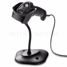 Сканер штрихкодов Zebra DS2208 USB черный с подставкой DS2208-SR BLACK