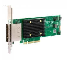 Адаптер SAS 9500-16e SGL (05-50075-00) PCIe Gen4 x8 LP, Tri-Mode SAS/SATA/NVMe 12G HBA, 16port(4*ext SFF8644), 3816 IOC