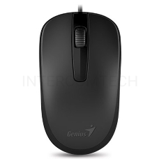 Мышь Genius Mouse DX-120 ( Cable, Optical, 1000 DPI, 3bts, USB ) Black