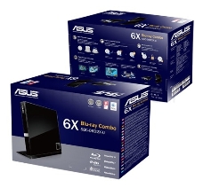 Привод Blu-Ray Asus SBW-06D2X-U/BLK/G/AS черный USB slim внешний RTL