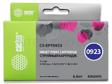 Картридж струйный Cactus CS-EPT0923 пурпурный для Epson Stylus C91/ CX4300/ T26/ T27/ TX106 (6,6ml)