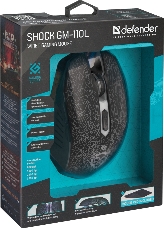 Мышь Defender Shock GM-110L [52110] {Проводная игровая мышь, оптика,6кнопок,800-3200dpi}