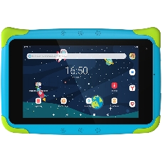 Планшет Topdevice Kids Tablet K7, 7.0 (1024x600) IPS display, Android 11 (Go edition) + HMS apps, up to 1.8GHz 4-core RK3566, 2/16GB, BT 4.1, WiFi, USB-C, microSD card slot, 0.3MP front cam + 2.0MP rear cam, 3000mAh bat, Blue