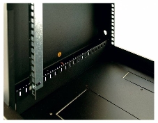 Шкаф настенный ЦМО ШРН-Э-12.500.1 12U 600x520мм пер.дв.стал.лист несъемные бок.пан. серый