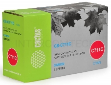 Тонер Картридж Cactus CS-C711C голубой для Canon LBP5300 (6000стр.)