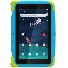 Планшет Topdevice Kids Tablet K7, 7.0 (1024x600) IPS display, Android 11 (Go edition) + HMS apps, up to 1.8GHz 4-core RK3566, 2/16GB, BT 4.1, WiFi, USB-C, microSD card slot, 0.3MP front cam + 2.0MP rear cam, 3000mAh bat, Blue