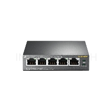 Коммутатор TP-Link SMB TL-SF1005P 5-портовый 10/100 Мбит/с настольный коммутатор с 4 портами PoE 