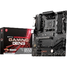 Материнская плата MSI B550 GAMING GEN3 Soc-AM4 AMD B550 4xDDR4 ATX AC`97 8ch(7.1) GbLAN RAID+DVI+HDMI