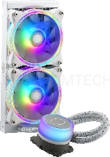 Система охлаждения Cooler Master ML240 ILLUSION White Edition 27mm wide radiator,120mm ARGB Gen2 fan*2,Pump ARGB Gen 2 LED