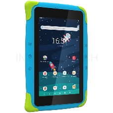 Планшет Topdevice Kids Tablet K7, 7.0 (1024x600) IPS display, Android 11 (Go edition) + HMS apps, up to 1.8GHz 4-core RK3566, 2/16GB, BT 4.1, WiFi, USB-C, microSD card slot, 0.3MP front cam + 2.0MP rear cam, 3000mAh bat, Blue