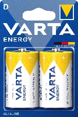 Батарейки VARTA ENERGY D бл. 2