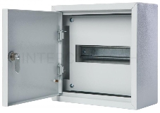 Корпус метал. навес. 250х250х120 9мод. IP31 ЩРН-9 DEKraft 30201DEK