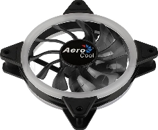 Вентилятор Aerocool REV RGB , 120x120x25мм, 16,8 млн. цветов, RGB подсветка в виде двойного кольца, 3-Pin, 1200 об/мин, 41,3 CFM, 15,1 дБА