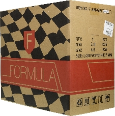Корпус Formula F-33RGB черный без БП ATX 3x120mm 2xUSB2.0 1xUSB3.0 audio bott PSU