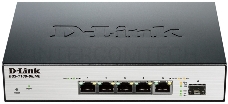 Сетевое оборудование D-Link DGS-1100-06/ME/A1A(A1B) Настраиваемый коммутатор 2 уровня с 5 портами 10/100/1000Base-T и 1 портом 100/1000Base-X SFP