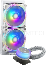 Система охлаждения Cooler Master ML240 ILLUSION White Edition 27mm wide radiator,120mm ARGB Gen2 fan*2,Pump ARGB Gen 2 LED