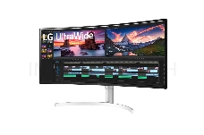 МОНИТОР 38 LG 38WN95C-W White Сurved (IPS, LED, Wide, 3840x2160, 144Hz, 1ms, 178°/178°, 450 cd/m, 1000:1, +DP, +2хHDMI,