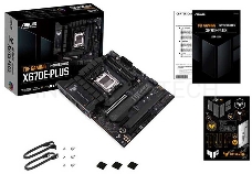 Материнская плата ASUS TUF GAMING X670E-PLUS, Socket AM5, X670, 4*DDR5, HDMI + DP, SATA3 + RAID, M2, Audio, Gb LAN, USB 3.2, USB 2.0, ATX ; 90MB1BJ0-M0EAY0