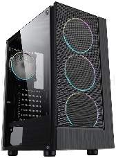 Корпус Formula F-33RGB черный без БП ATX 3x120mm 2xUSB2.0 1xUSB3.0 audio bott PSU