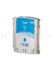 Струйный картридж Sakura C4836A (№11 Cyan) для HP, голубой, 29 мл., 2350 к.
