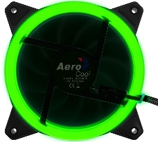 Вентилятор Aerocool REV RGB , 120x120x25мм, 16,8 млн. цветов, RGB подсветка в виде двойного кольца, 3-Pin, 1200 об/мин, 41,3 CFM, 15,1 дБА