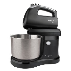 Миксер VITEK VT-1417 ST Мощность 700Вт. Объем чаши 2,8л. Материал чаши сталь. Материал корпуса пластик. 5 скоростей. Турборежим. Крюки для замешивания теста. Венчик для взбивания 2шт.    