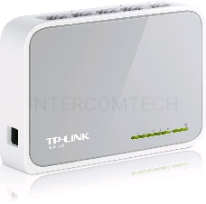 Коммутатор TP-Link SOHO  TL-SF1005D Коммутатор 5-port 10/100M mini Desktop Switch, 5 10/100M RJ45 ports, Plastic case