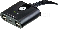 Переключатель, электрон., USB, 2 User > 4 устройства + клавиатура + мышь, 2 USB A-тип > 4 USB A-тип, Male > Female, со встроен. шнурами 2х1.2м., (USB 2.0) 4 PORT USB PERIPHERAL SWITCH.