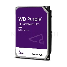 Жесткий диск Western Digital SATA 4TB WDC PURPLE WD42PURZ 6GB/S 256MB