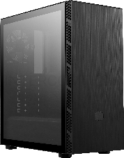 Корпус без блока питания Cooler Master Masterbox MB600L V2, ATX, USB3.0x2, 1x120Fan, w/o ODD, w/o PSU, Black