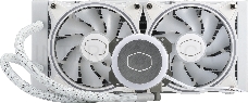 Система охлаждения Cooler Master ML240 ILLUSION White Edition 27mm wide radiator,120mm ARGB Gen2 fan*2,Pump ARGB Gen 2 LED