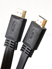 Кабель HDMI 19M/M,плоский, ver. 2.0, 4K@60 Hz 3m VCOM <CG522F-3M>