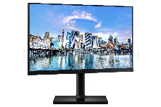 Монитор 23.8 Samsung  F24T450FQI черный PLS LED 16:9 HDMI матовая HAS Piv 250cd 178гр/178гр 75Hz 1920x1080 DP FHD