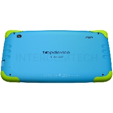 Планшет Topdevice Kids Tablet K7, 7.0 (1024x600) IPS display, Android 11 (Go edition) + HMS apps, up to 1.8GHz 4-core RK3566, 2/16GB, BT 4.1, WiFi, USB-C, microSD card slot, 0.3MP front cam + 2.0MP rear cam, 3000mAh bat, Blue