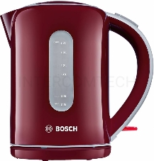 Чайник электрический Bosch TWK7604 1.7л. 2200Вт бордовый