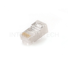 Коннектор RJ-45 экранированный (5 кат, 100шт, PLUG5SP, RJ45-FTP/SFTP, TC-PLUG-8P8C-S-C5-SH)