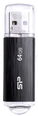 Флеш Диск Silicon Power 64Gb Ultima U02 SP064GBUF2U02V1K USB2.0 черный