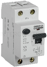 Выключатель дифф.тока  Iek MDV15-2-063-030 ВД1-63 2Р 63А 30мА GENERICA