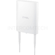 Гибридная уличная точка доступа Zyxel NebulaFlex NWA55AXE, 802.11a/b/g/n/ac/ax (2,4 и 5 ГГц), внешние антенны 2x2 (в комплекте), до 575+1200 Мбит/с, 1xLAN GE, защита от 4G/5G, без поддержки Captive po