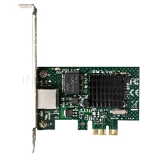 Сетевой адаптер ExeGate EXE-BCM5721 (PCI-E x1, порт 1xRJ45, 10/100/1000Mbps, Gigabit Chipset Broadcom BCM5721)