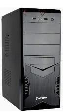 Корпус Miditower Exegate CP-601 Black, ATX, <CP450W, 80mm>, 2*USB, Audio