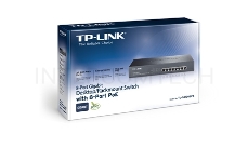 Коммутатор  TP-Link SMB TL-SG1008P Коммутатор 8-port Gigabit Switch с 4 портами РоЕ