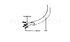 Кабель.телефонный аппарат-розетка TC6P4C-2M, 2 м