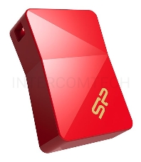 Флеш Диск Silicon Power 8Gb Jewel J08 SP008GBUF3J08V1R USB3.0 красный