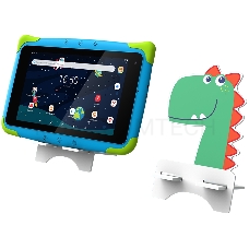 Планшет Topdevice Kids Tablet K7, 7.0 (1024x600) IPS display, Android 11 (Go edition) + HMS apps, up to 1.8GHz 4-core RK3566, 2/16GB, BT 4.1, WiFi, USB-C, microSD card slot, 0.3MP front cam + 2.0MP rear cam, 3000mAh bat, Blue