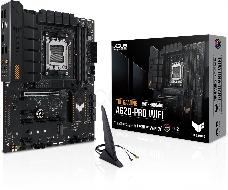 Материнская плата Asus TUF GAMING A620-PRO WIFI SocketAM5 AMD A620 4xDDR5 ATX AC`97 8ch(7.1) 2.5Gg RAID+HDMI+DP